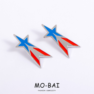 2025新款新奥特曼科特队流星二次元金属徽章日系卡通学生衣服配饰