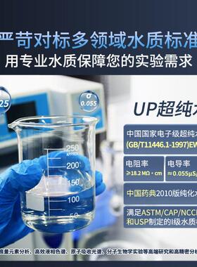 超纯水器 6L-80L/H 检验室用超纯水三级水一级水实验室专用设备