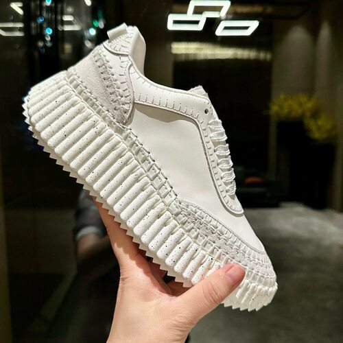 赵露思同款2025新款手工缝制小个子松糕厚底增高8cm休闲运动女鞋