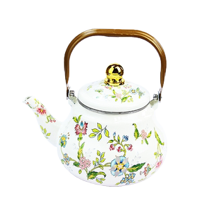 珐琅搪瓷茶壶烧水壶奶茶壶电磁炉咖啡壶复古壶熬药夏天搪瓷泡茶壶