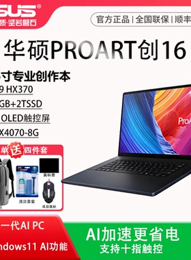Asus/华硕 ProArt创 ProArt创16 2024锐龙AI 9 370独显16英寸触控