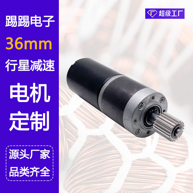 厂家生产割草机驱动电机齿轮减速大力矩内置驱动12V无刷减速电机