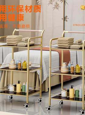 新品厂家直供跨境落地可移动商用家用多用途手推车置物架带轮多层
