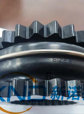 12E剖分型橡胶齿轮/联轴器弹性体XND-12E/剖分型/黑色橡胶联轴器