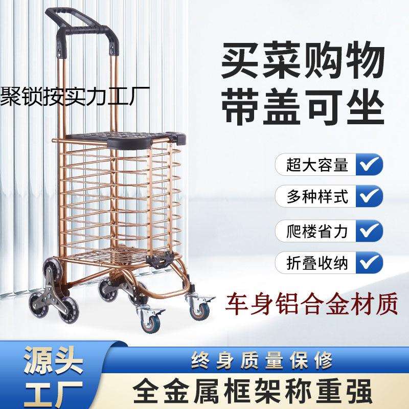 买菜小拉车老人多功能折叠便携式买菜神器年轻人摆地摊轻便可折叠
