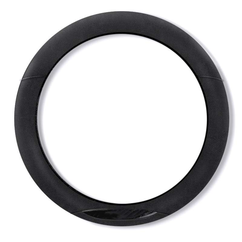 15-21款奔驰gle450 350 320方向盘套碳纤维防滑翻毛皮真皮免手缝