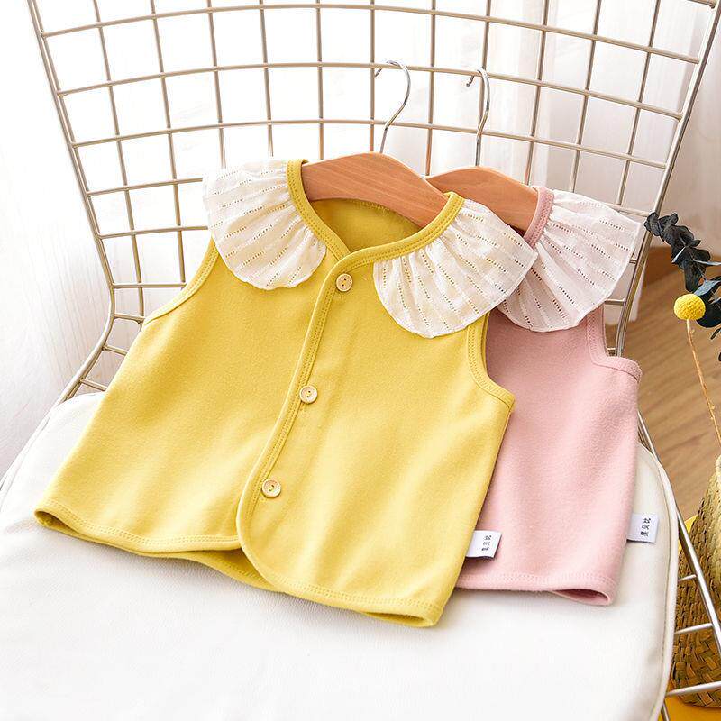 婴儿马甲春秋薄款洋气婴幼儿男女童宝宝外穿单层小背心夏季直销