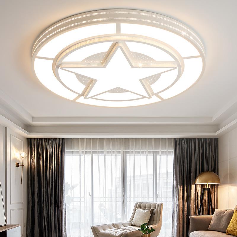 LED吸顶灯客厅灯具特大圆灯2米会议室简约大气吸顶灯中山家装灯饰