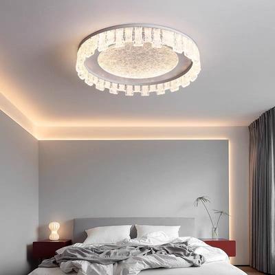 主卧吸顶灯现代轻奢卧室房间护眼圆灯极简智能书房新款高端主灯具