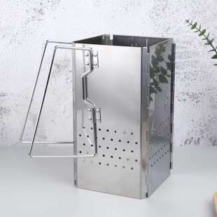 户外柴火炉引火桶不锈钢折叠点炭炉野营生火炉烧烤架便携轻量火炉