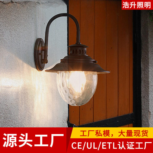 户外壁灯防水LED门前灯别墅花园露台照明外墙阳台庭院大门室外灯