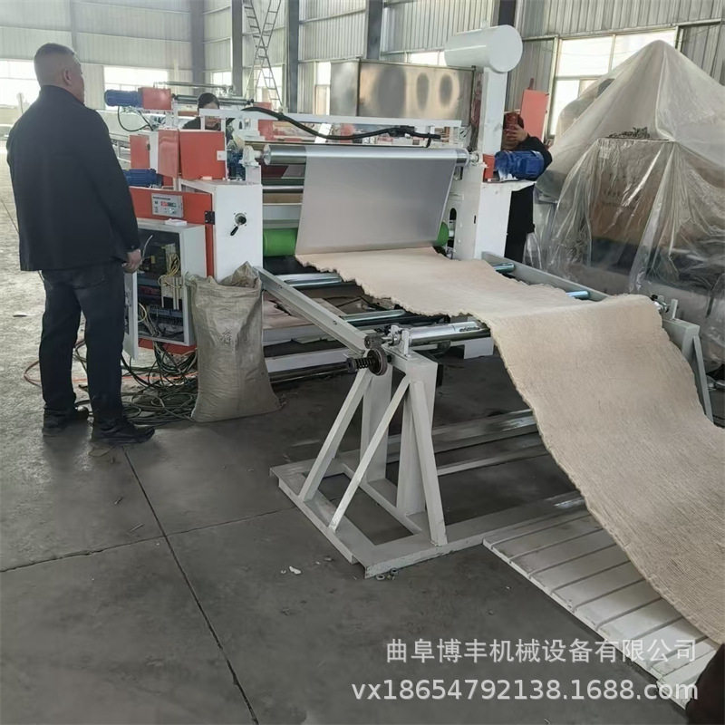气凝胶毡覆膜机 泡沫板铝箔玻纤布热熔胶复合机 铝膜卷对卷贴合机