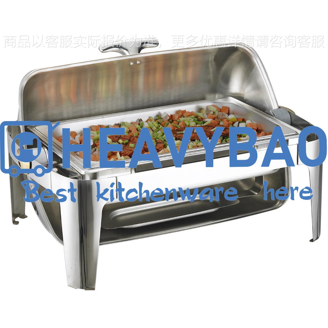 专业生产 长期供应不锈钢长方形全翻盖餐炉