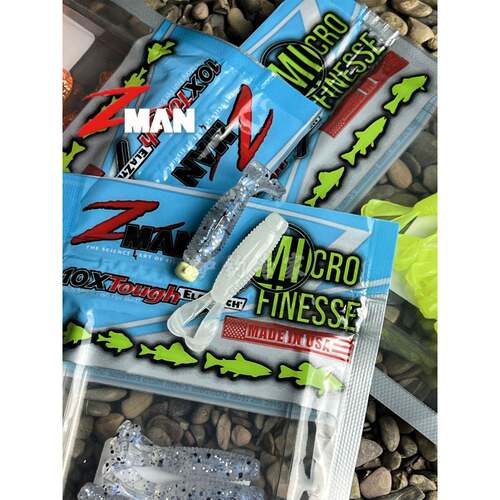 Zman美国进口小型双尾虾Micro Goat内德浮水饵路亚耐咬软饵