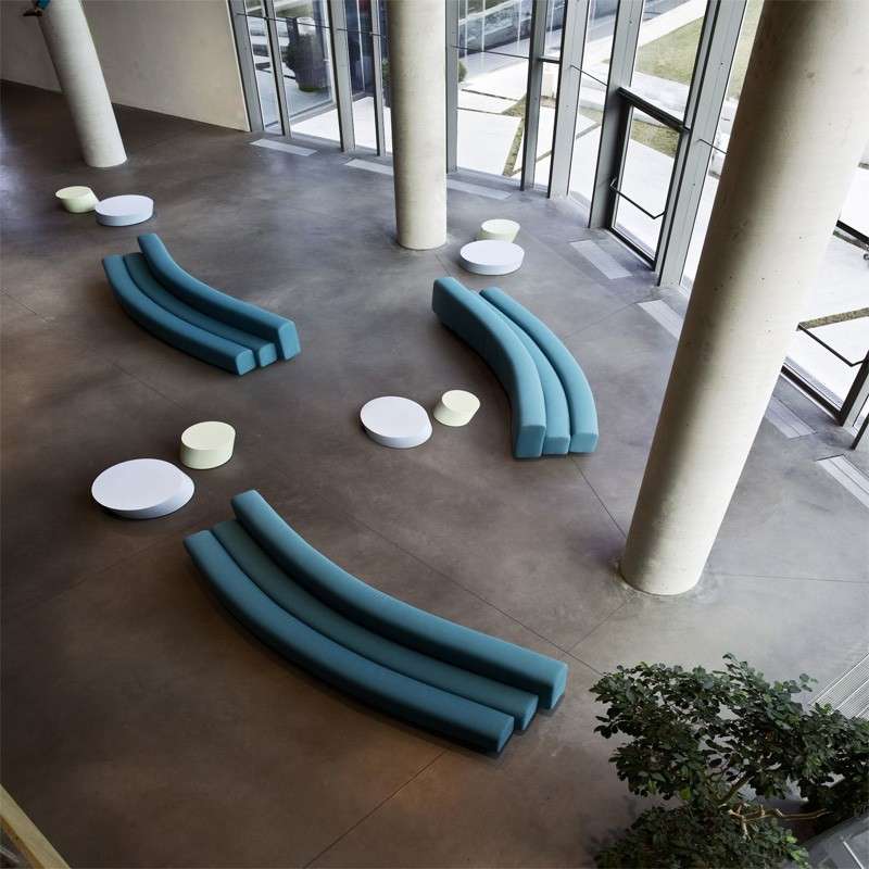 儿童培训机构幼儿园活动室大厅商场中心大卖场异形休闲沙发组合凳