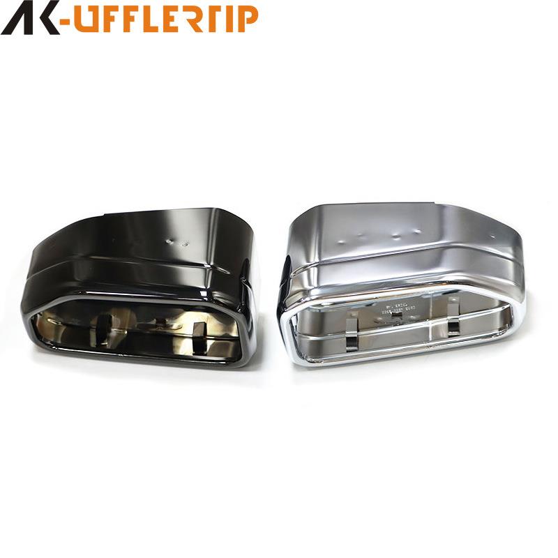 适用于22年宝马新X3X4排气管改装原厂款不锈钢耀夜黑方口尾喉尾罩