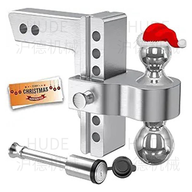 爆款铝合金拖车臂多孔可调节适合2寸房车配件拖车连接器现货