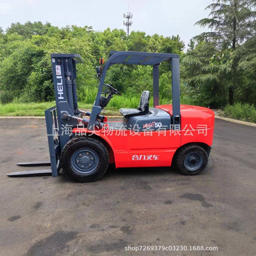 3.5吨合力叉车2手升高4米圆抱夹叉车抱夹3吨柴油叉车视频看车