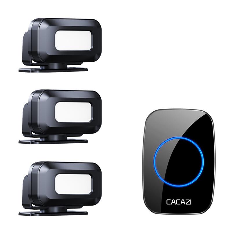 店铺门口欢迎光临感应器店铺进门叮咚语音迎宾商用分体感应门铃