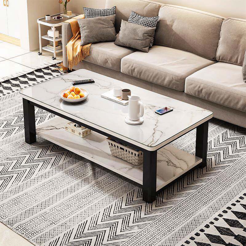 茶几家用客厅防水防油免洗钢化玻璃小户型简约现代轻奢小桌子茶桌