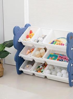 儿童玩具收纳架归纳婴幼儿储物收藏宝贝置物衣物整理柜儿童收纳架