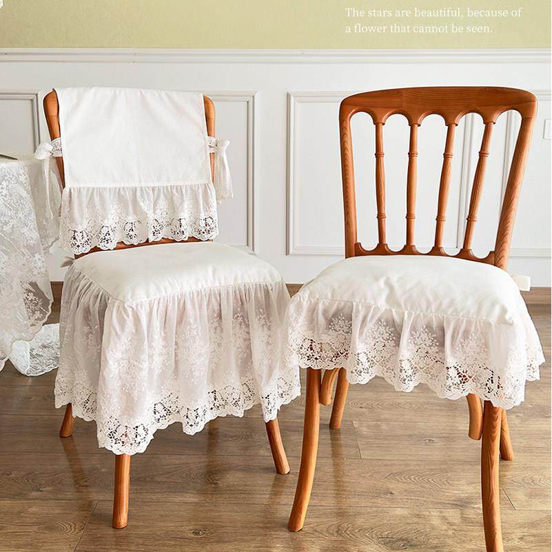 法式椅垫四季通用蕾丝靠背巾白色ins荷叶边坐垫家用餐椅套罩定制,居家布艺,椅套/椅垫,淘宝优惠券,粉丝福利购,淘宝优惠卷