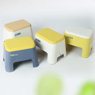 焕龙加厚塑料矮凳儿童凳子餐椅高凳家用简约北欧餐桌浴室防滑艺术