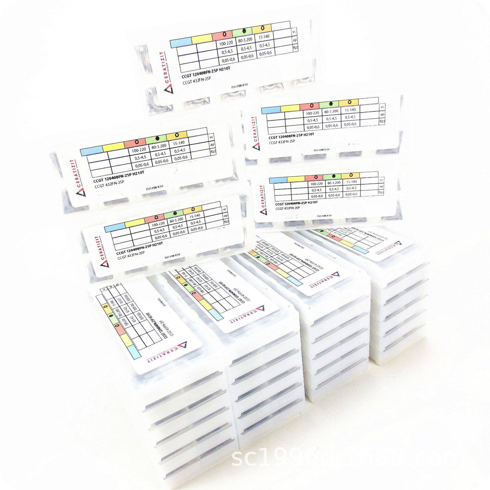 森拉天时/攀时刀片/CERATIZIT铝用刀片：CCGT120408FN-25P H210T