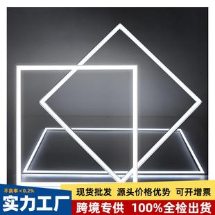 600 框架面板灯 LED办公室超市家用客厅装 修超薄方形嵌入式