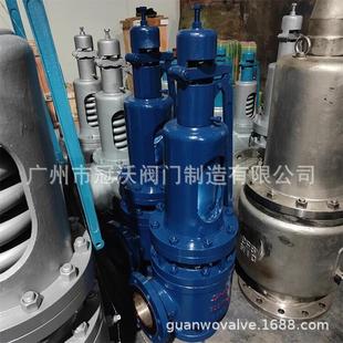 A42F46 波纹管衬氟安全阀门 WA42F46液氯气水安全阀 衬四氟安全阀