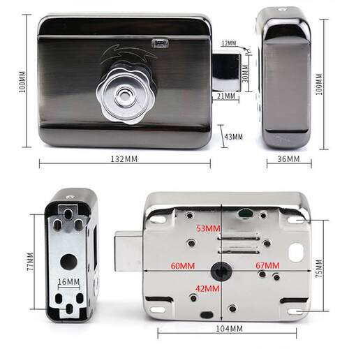 楼宇门禁电机锁 小区静音锁灵性锁单元门电控锁 门禁刷卡锁智能锁