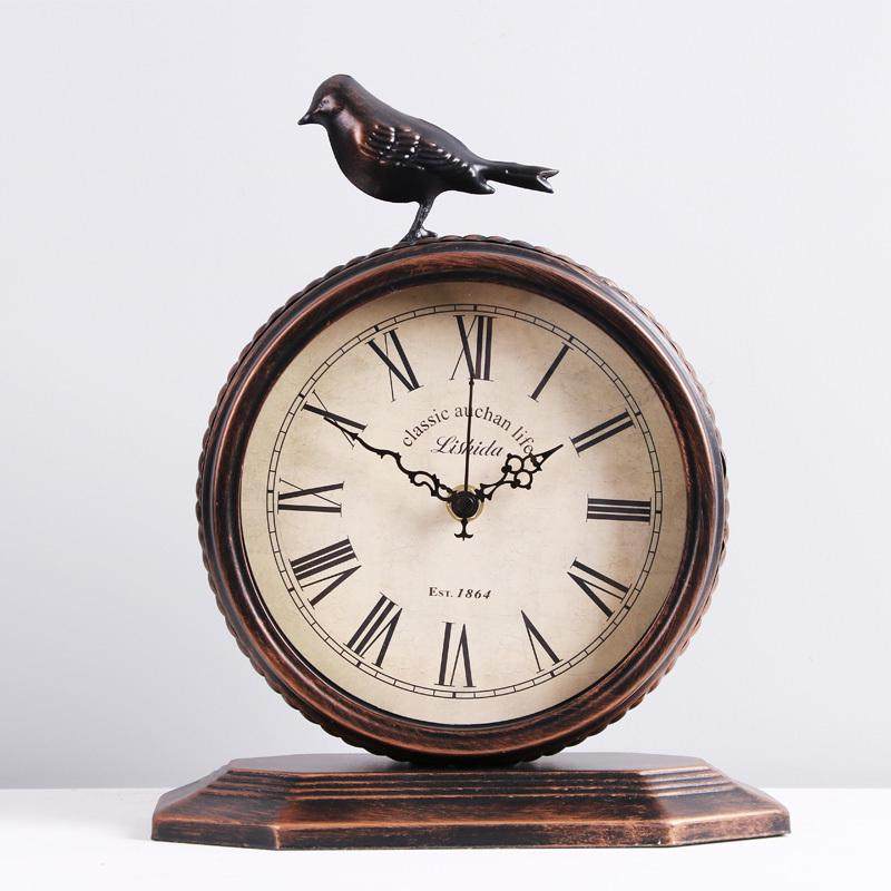 欧式复古座钟客厅创意台式钟表摆件时钟老式坐钟桌面摆钟家用台钟,家居饰品,台钟/闹钟,淘宝优惠券,粉丝福利购,淘宝优惠卷