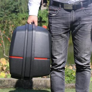 踏板弯梁摩托车尾箱电动车后备箱特大号加厚通用储物箱超大可快拆