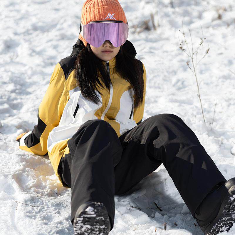 雪速儿童滑雪服套装全压胶