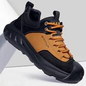 子 真皮透气潮流百搭休闲户外防滑耐磨运动跑步鞋 潮牌男鞋 秋冬新款