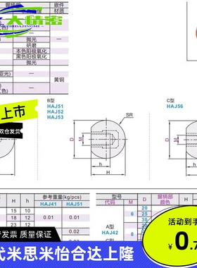 手柄球 HAJ41-M5/M6/M8/M10/M12/M16-D16/D20/D25/D30/D32/D35/40
