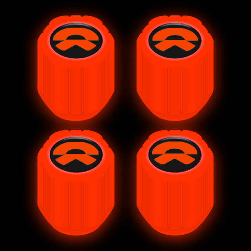 适用蔚来夜光气门嘴ET5 ET7 ES6 ES8 EC6ES7轮胎发光气嘴帽改装饰