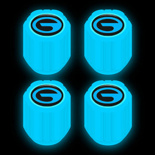 适用广汽传祺夜光气门嘴GS4影豹GS8影酷M6M8E8改装 汽车轮胎气嘴帽