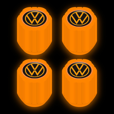 大众夜光气门嘴宝来迈腾朗逸迈腾速腾途观凌度汽车轮胎气嘴帽装饰