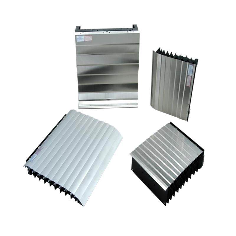 盔甲式防护罩机床伸缩防尘罩不锈钢机床防护板风琴式防护罩卷u.