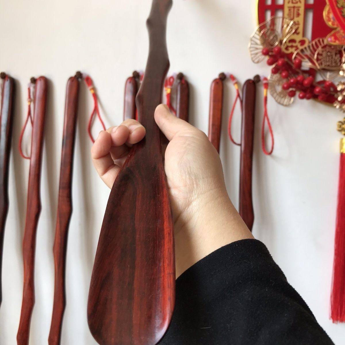 紫檀实木鞋拔子长柄孕妇穿鞋神器加长家用老人弯腰木质提鞋器,居家日用,鞋拔,淘宝优惠券,粉丝福利购,淘宝优惠卷