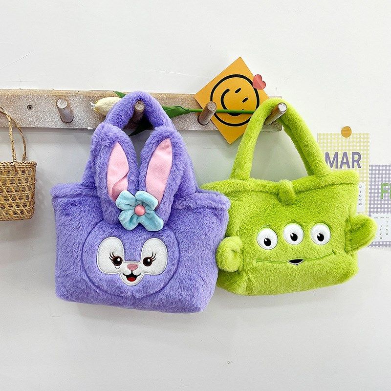 可爱草莓熊玉桂狗日系卡通手提包女毛绒公仔少女甜美便当手提袋潮,箱包皮具/热销女包/男包,通用款女包,淘宝优惠券,粉丝福利购,淘宝优惠卷