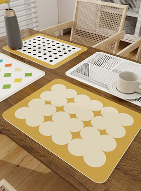 pvc西餐垫碗垫硅胶防烫隔热桌垫防水防油学O生午餐垫子隔热垫枱垫