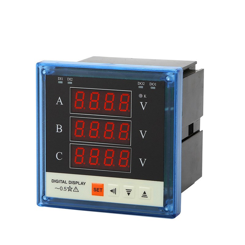 直供三相电压表96-q3V三相数显表电压电流表电能表电气设备