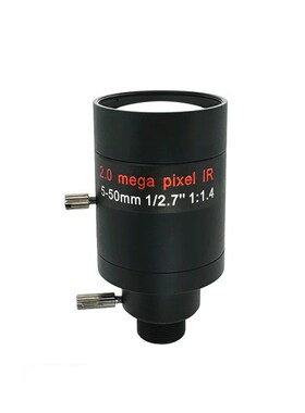 监控200万像素5-50mm高清M12接口变焦镜头 1080P摄像头 1/2.7英寸