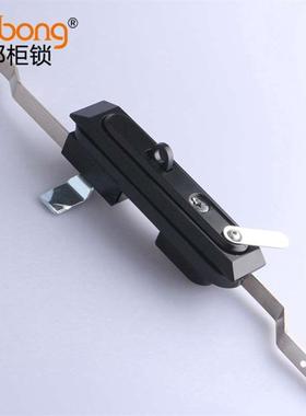 MS834-黑色连杆锁电箱配开关柜门锁 电6气205控制柜门锁配柜电连