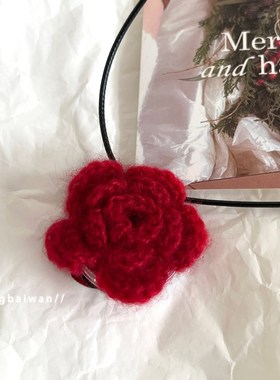 郑佰万 小众挂脖吊坠立体花朵小镜子项链穿搭饰品外出补妆超方便