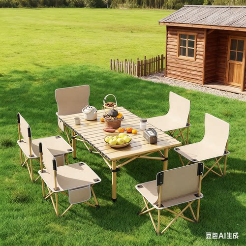 户外折叠桌露营桌椅便携式小桌子蛋卷桌野餐桌野炊烧烤夜市摆摊桌