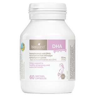 Island孕妇专用DHA 澳洲进口Bio 海藻油孕期哺乳期营养维生素60粒