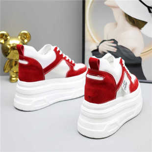 婚纱神器运动鞋14cm高跟婚鞋婚礼网面厚底12cm鞋内增高松糕鞋结婚